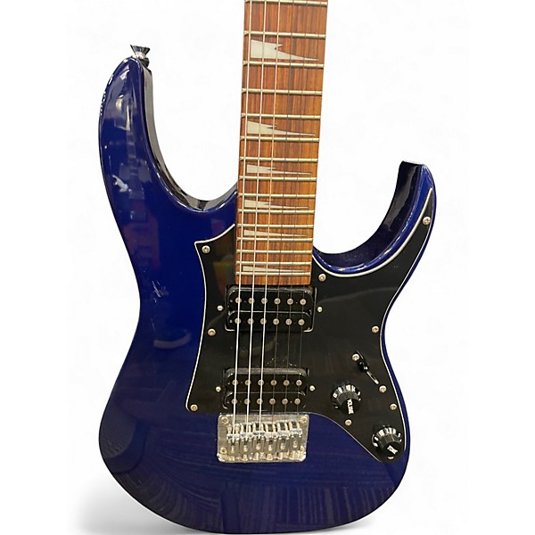 Used Ibanez GRGM21 Blue Solid Body Electric Guitar