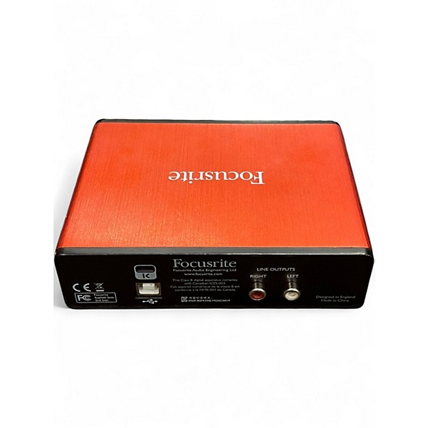Used Focusrite Scarlett Solo Audio Interface