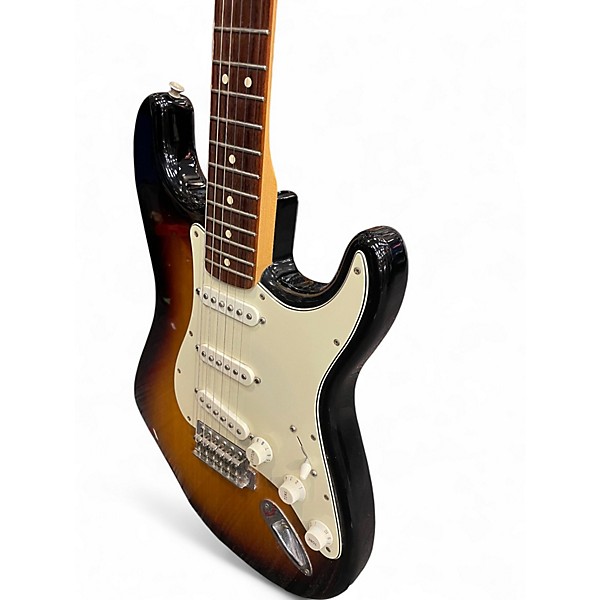 Used Fender Standard Stratocaster 2 Tone Sunburst Solid Body Electric Guitar