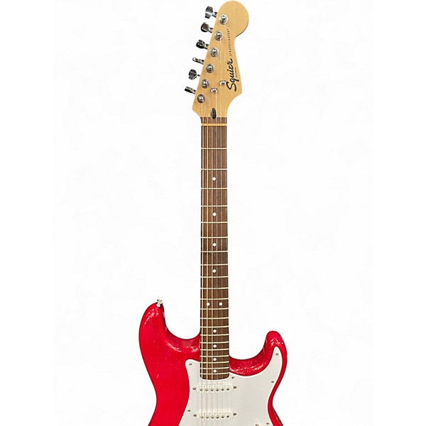 Used Squier Affinity Stratocaster SPARKLE RED Solid Body Electric Guitar