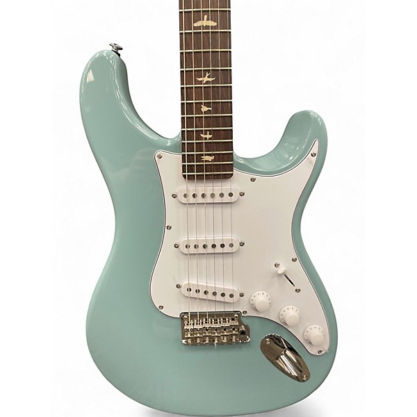 Used PRS SE Silver Sky STONE BLUE Solid Body Electric Guitar