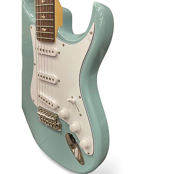 Used PRS SE Silver Sky STONE BLUE Solid Body Electric Guitar