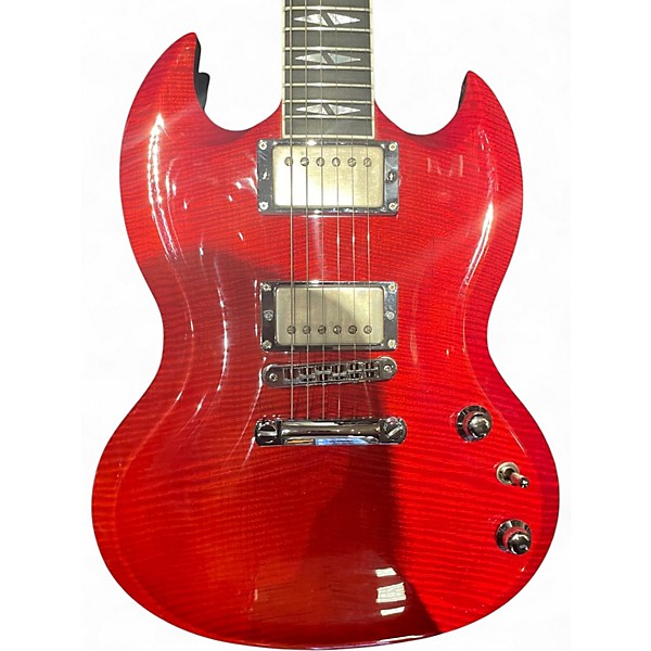 Used Gibson SG Supreme Carve Top Red Solid Body Electric Guitar