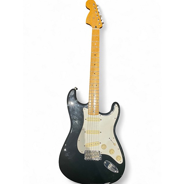 Used Fender Jimi Hendrix Stratocaster Black Solid Body Electric Guitar