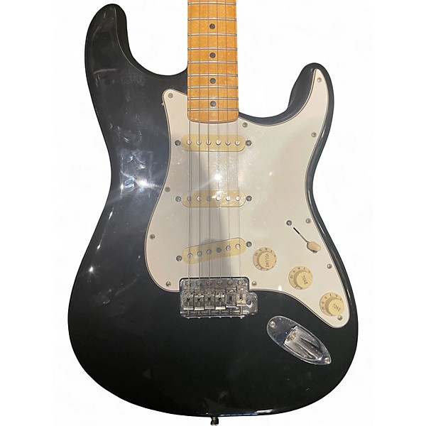 Used Fender Jimi Hendrix Stratocaster Black Solid Body Electric Guitar