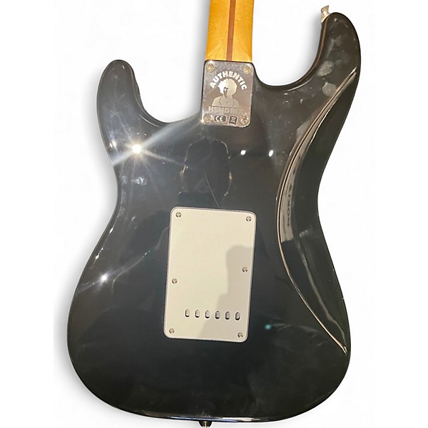 Used Fender Jimi Hendrix Stratocaster Black Solid Body Electric Guitar