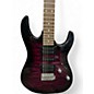 Used Ibanez GRX70QA Trans Purple Solid Body Electric Guitar