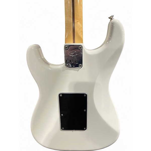 Used 2020 Fender Player Stratocaster HSS Floyd Rose White Solid Body Electric Guitar