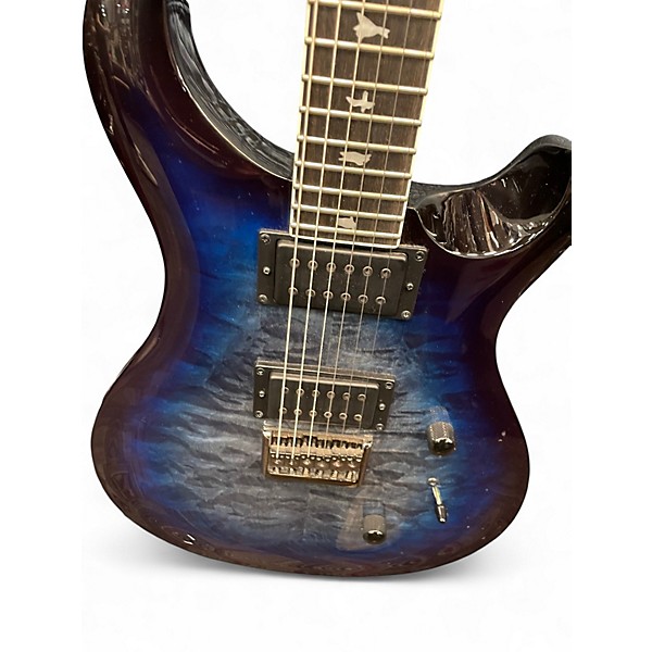 Used PRS SE Mark Holcomb Trans Blue Solid Body Electric Guitar