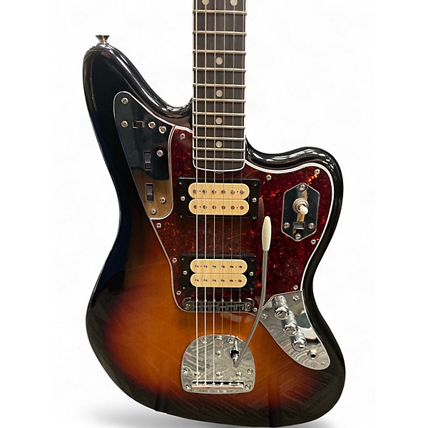 Used Fender Kurt Cobain Signature Jaguar NOS 3 Tone Sunburst Solid Body Electric Guitar