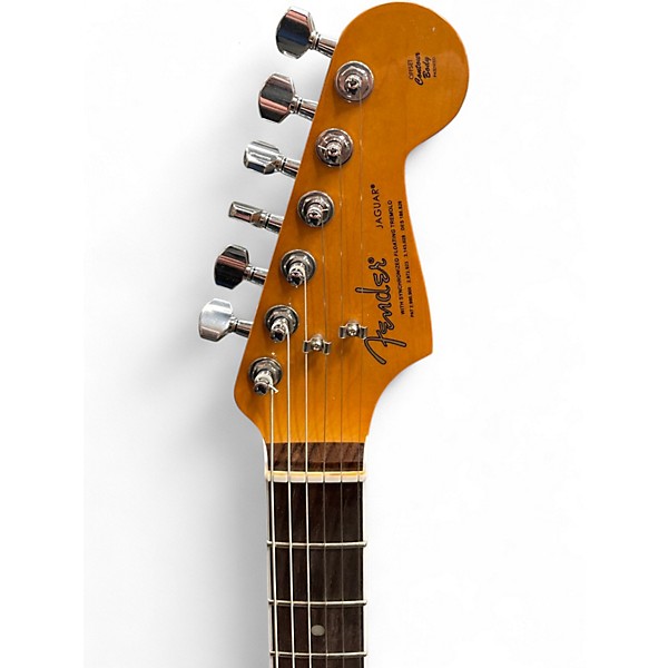 Used Fender Kurt Cobain Signature Jaguar NOS 3 Tone Sunburst Solid Body Electric Guitar