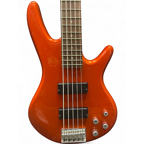 Used Ibanez GSR205 Orange Electric Bass Guitar