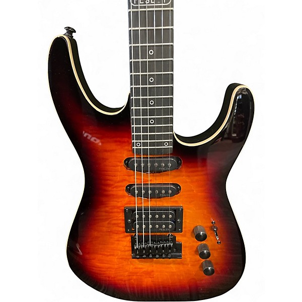 Used Fesley FDK800 Sunburst Solid Body Electric Guitar