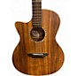 Used Luna HT KOA GCE L Natural Acoustic Electric Guitar