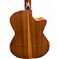 Used Luna HT KOA GCE L Natural Acoustic Electric Guitar