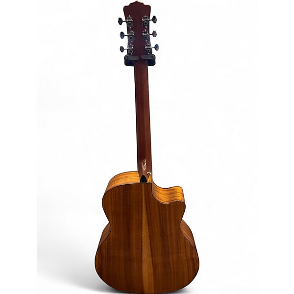 Used Luna HT KOA GCE L Natural Acoustic Electric Guitar