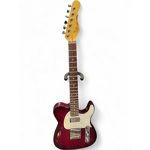 Used G&L Tribute ASAT Classic Burgundy Solid Body Electric Guitar