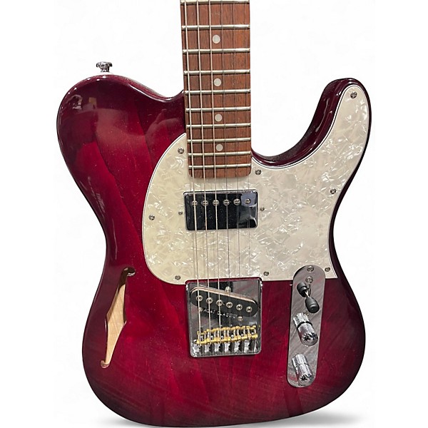 Used G&L Tribute ASAT Classic Burgundy Solid Body Electric Guitar