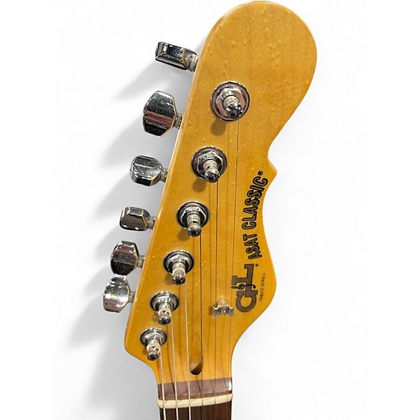 Used G&L Tribute ASAT Classic Burgundy Solid Body Electric Guitar