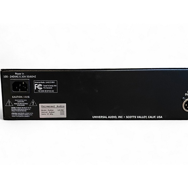 Used Universal Audio LA610 MKII Channel Strip