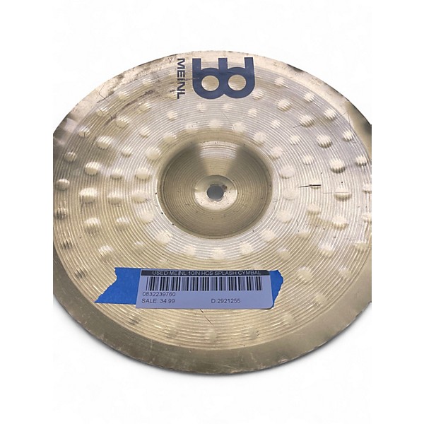 Used MEINL 10in HCS Splash Cymbal