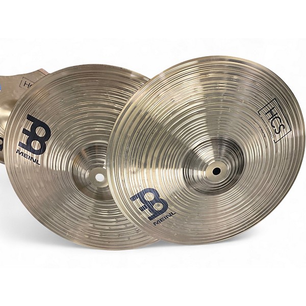 Used MEINL 13in HCS Hi Hat Pair Cymbal