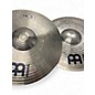 Used MEINL 13in HCS Hi Hat Pair Cymbal