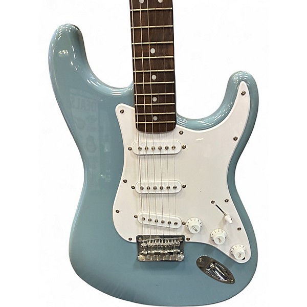 Used Squier Bullet Stratocaster Sonic Blue Solid Body Electric Guitar