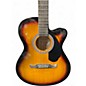 Used Fenderf FA135CE Concert 3 Tone Sunburst Acoustic Electric Guitar