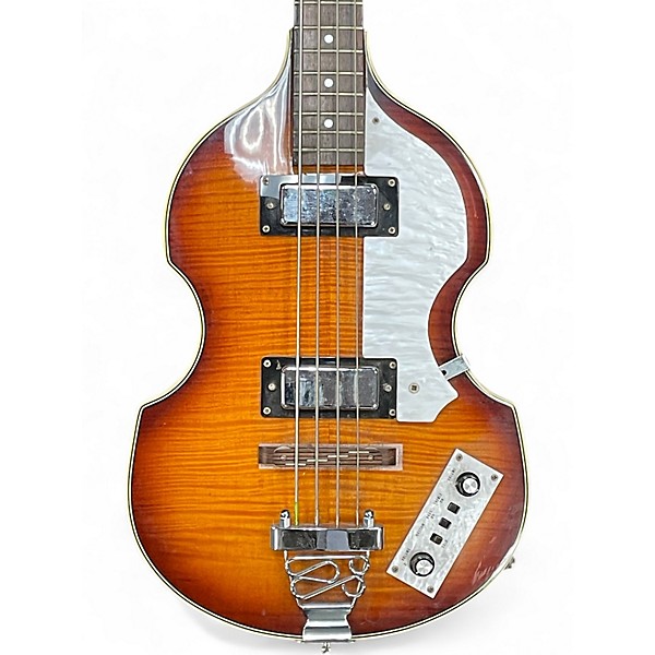 Used Rogue VB-100 VIOLIN Vintage Sunburst Electric Bass Guitar
