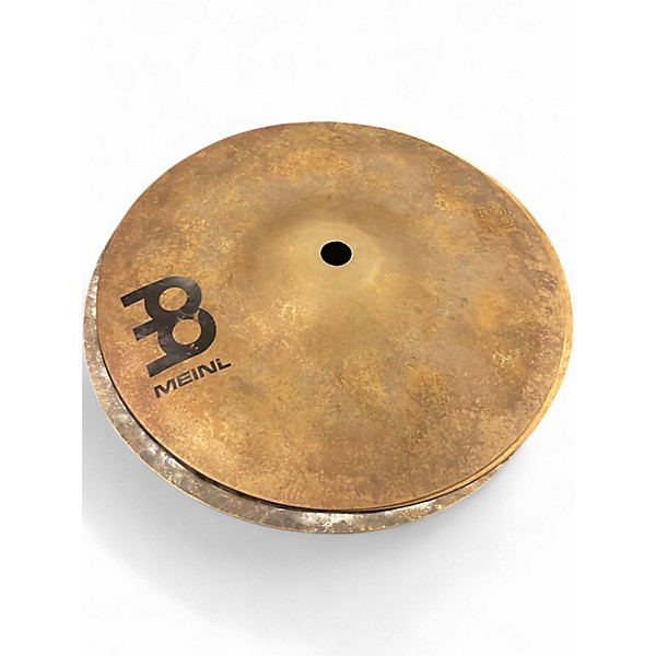 Used MEINL 8in BYZANCE CRASHER HATS Cymbal