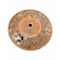 Used MEINL 8in BYZANCE CRASHER HATS Cymbal