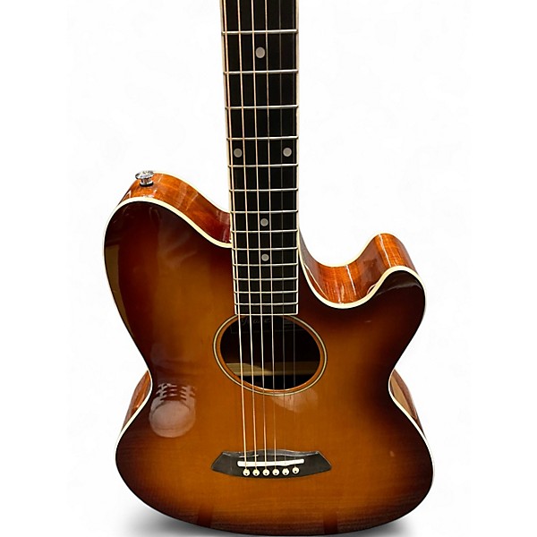 Used Ibanez TCY10E Talman Sunburst Acoustic Electric Guitar