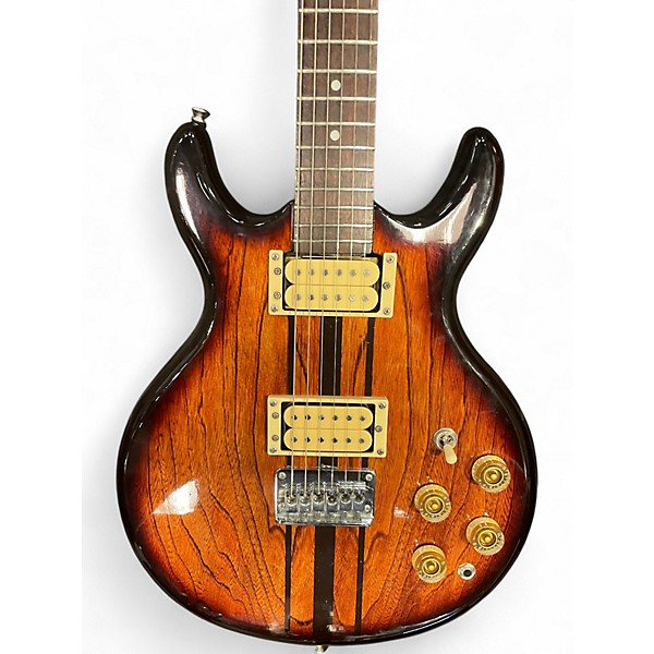 Used Cort 1980s Performer 3 Color Sunburst Solid Body Electric Guitar