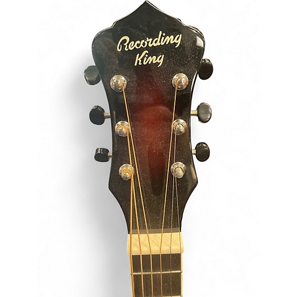 Used Recording King RR-75PL-SN Sunburst Resonator Guitar