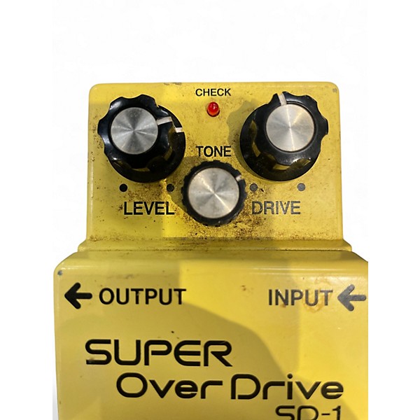 Used BOSS SD1 Super Overdrive Effect Pedal