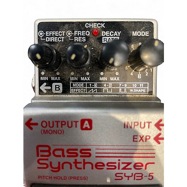 Used BOSS SYB5 Bass Synth Bass Effect Pedal