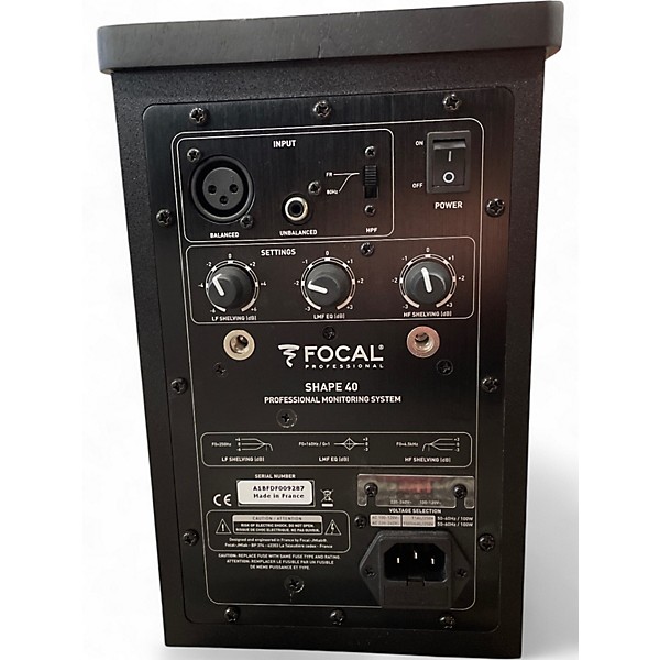Used Focal Shape 40 (PAIR) Powered Monitor