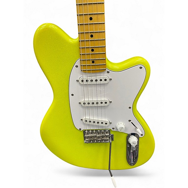 Used Ibanez YY10 HIGHLIGHTER FLAKE Solid Body Electric Guitar