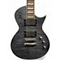 Used ESP LTD EC401 Trans Black Solid Body Electric Guitar