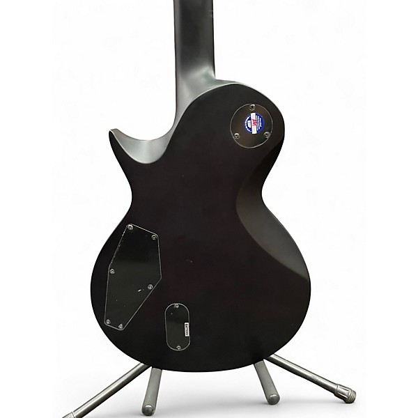 Used ESP LTD EC401 Trans Black Solid Body Electric Guitar