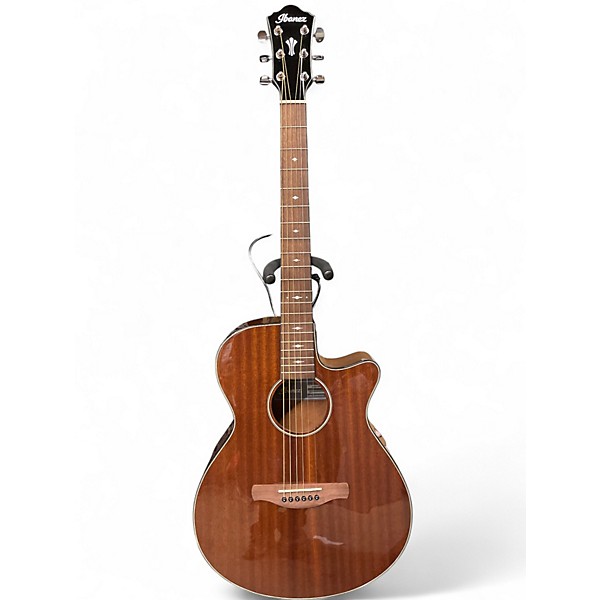 Used Ibanez AEG62-NMH Natural Acoustic Electric Guitar