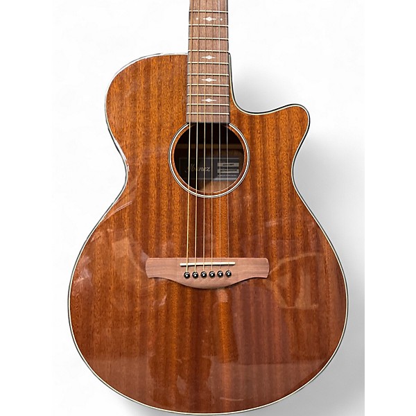 Used Ibanez AEG62-NMH Natural Acoustic Electric Guitar
