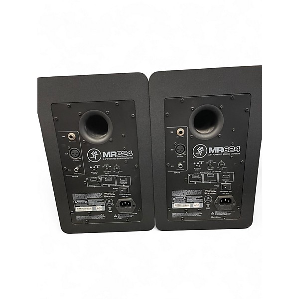 Used Mackie MR624 PAIR Powered Monitor
