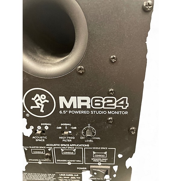 Used Mackie MR624 PAIR Powered Monitor