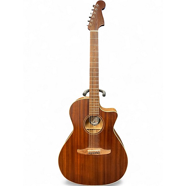 Used Fender Newporter Special Mahogany Acoustic Electric Guitar