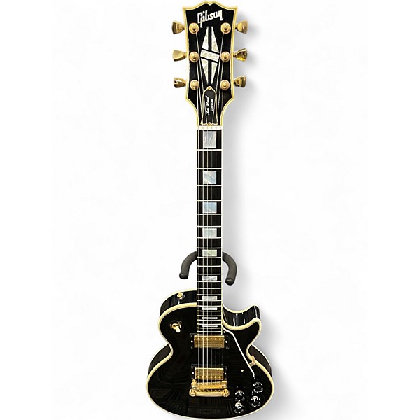 Used Gibson Les Paul Custom Black Solid Body Electric Guitar