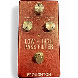 Used Broughton LOW HIGH PASS FILTER Pedal