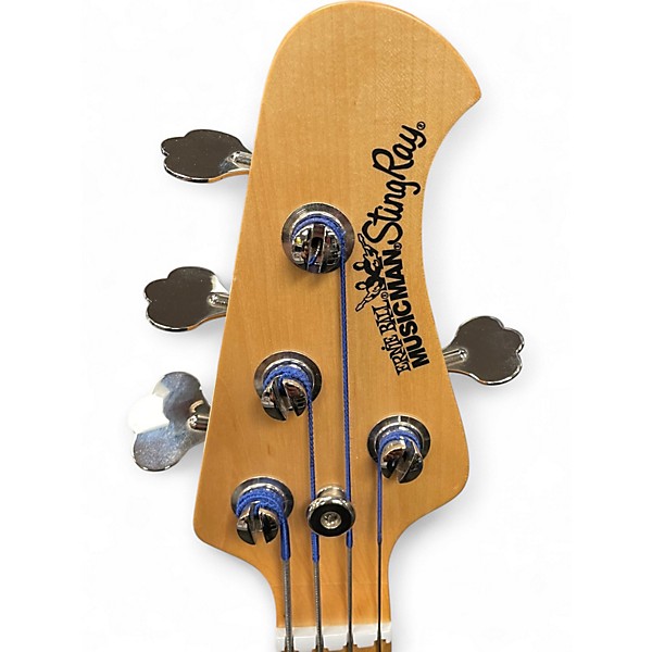 Used Sterling by Music Man STING RAY BLUE Electric Bass Guitar