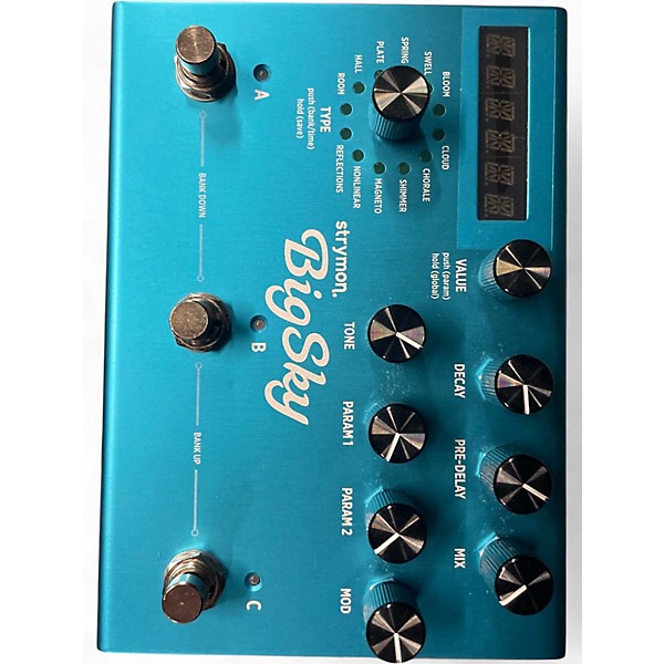 Used Strymon Bigsky Reverb Effect Pedal